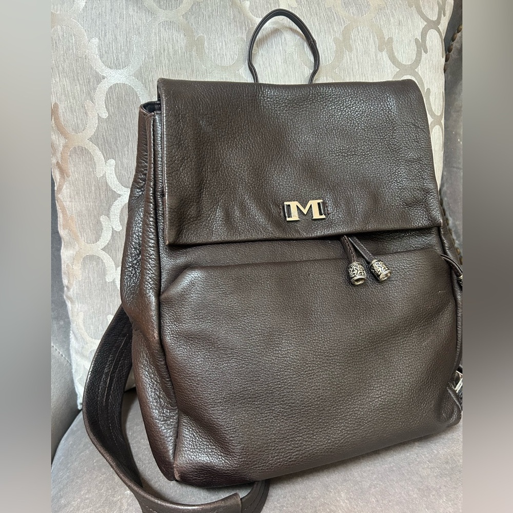Maison Montagut Paris Leather Backpack